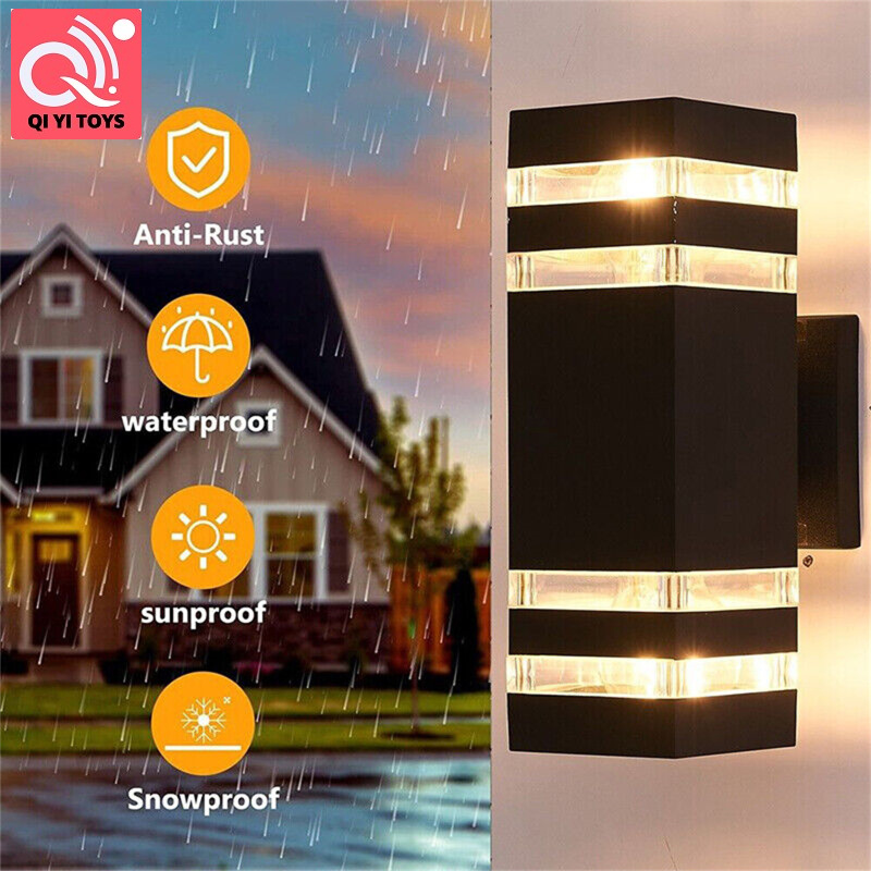 ⚡⚡Treo Tường Đèn bên ngoài treo tường hiên đèn hiên E27 Đèn tường ngoài trời lên xuống vườn bên ngoài chiếu sáng Tường
