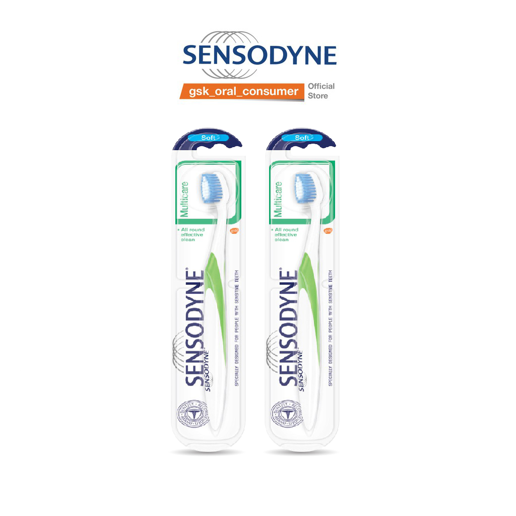 Bộ 2 Bàn chải đánh răng Sensodyne Multicare Soft