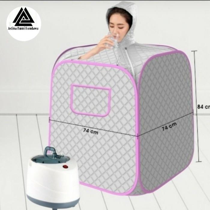 alat sauna portabel steam Harga 1,390,000 rupiah*Gratis Ongkir