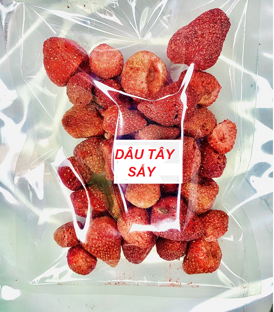 Dâu tây sấy giòn Đài Loan 100g
