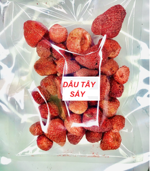 Dâu tây sấy giòn Đài Loan 100g