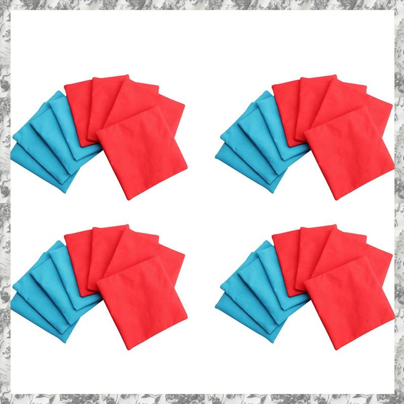 32 Pcs Mini Bean Bags Set Cornhole Bean Bags Toss Game Bags for Fun Sports Outdoor Family Game