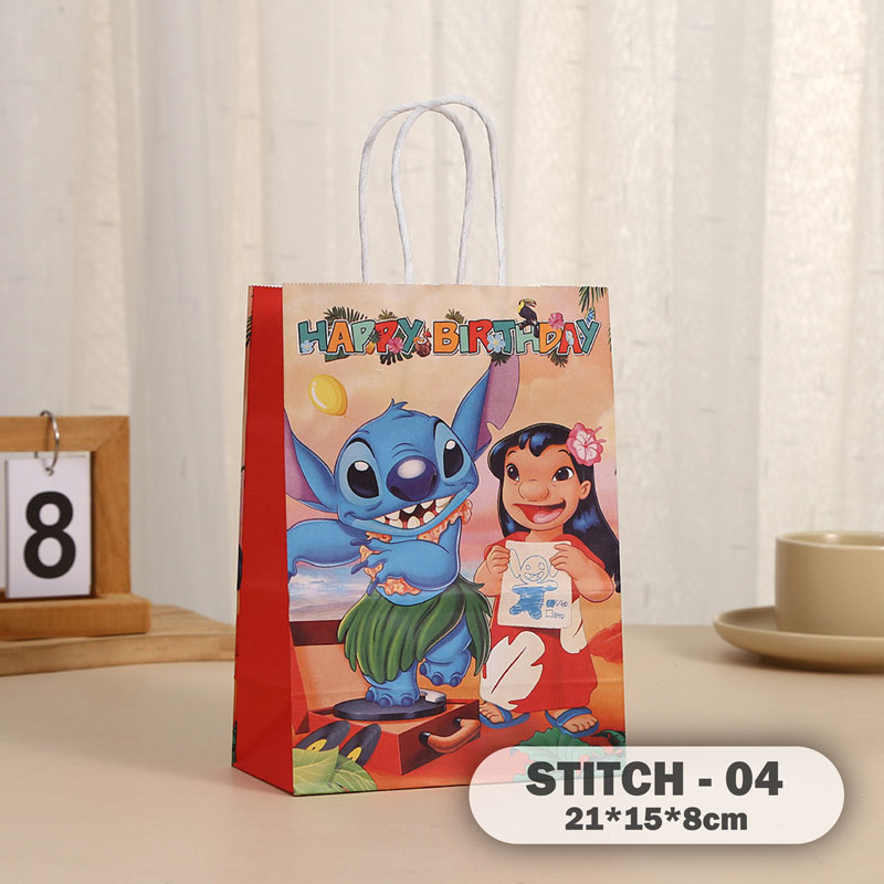 Birthday Paper Bag | Kraft Carrier Kids Children Baby Shower School Childcare Nursery Party Goodies Gift Event Supplies
