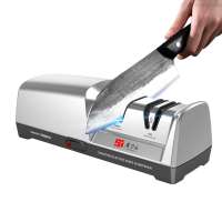 TAIDEA Electric Knife Sharpener 15 Degrees 3-Stage/2 Stage System Stainless Steel Knife Sharpener for Kitchen Knives with Quick Sharpening and Polishing Function