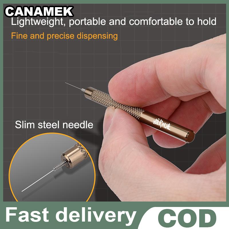 CANAMEK MS107 Kim Loại Chính Xác Keo Dispenser Cho Gundam Quy Mô Mô Hình Công Cụ Xây Dựng Ca Keo Applicator Quân Sở Thích Tự Làm Thủ Công Công Cụ