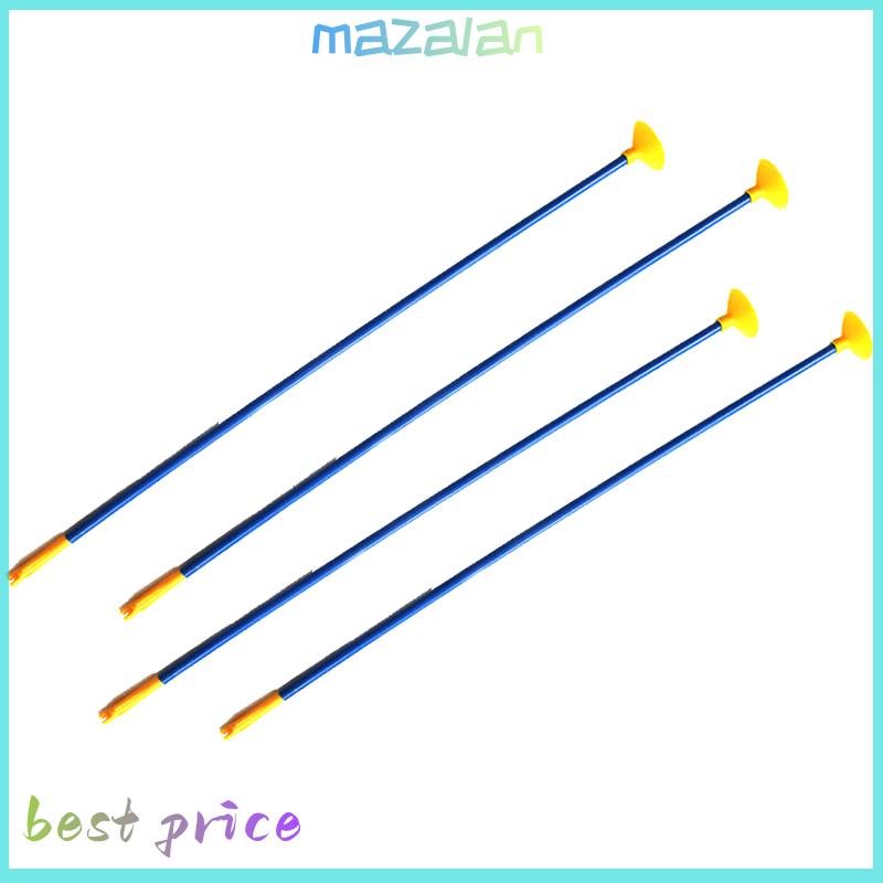 mazalan 10pcs Sucker bắn cung mũi tên PVC thực hành mũi tên mục tiêu mũi tên cho trẻ em Đồ chơi cung
