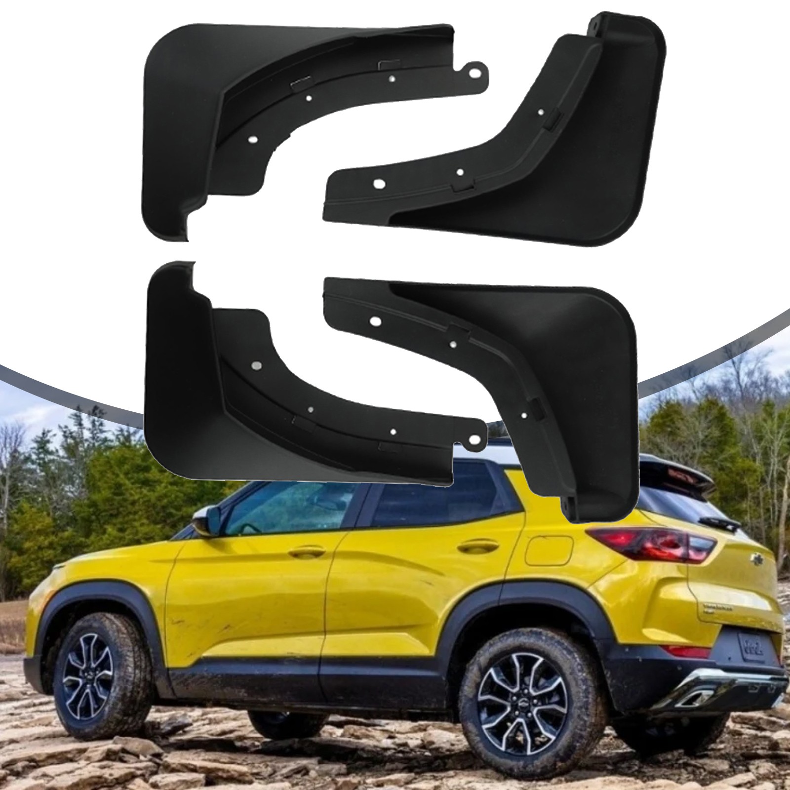 【Thời trang tự động】 cho Chevrolet cho TRAX 2024 Chắn Bùn để giữ cho chiếc xe của bạn nguyên sơ Bộ 4