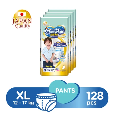 MamyPoko Extra Dry Pants Diapers XL 32 x 4packs 128pcs (12-17kg)