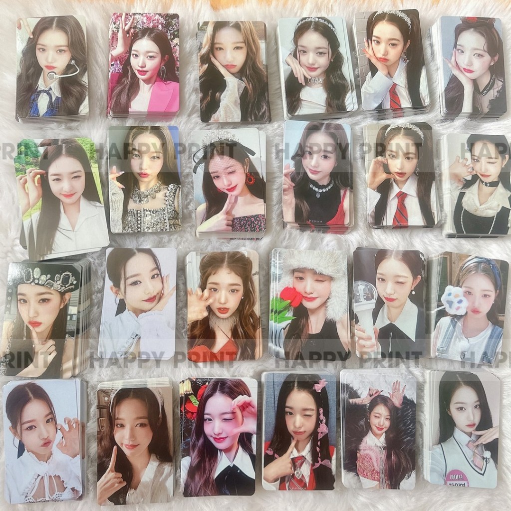 [CARD LOMO] WONYOUNG - WY tulip, pob, tiểu thư, vương miệng, card lomo unoff wonyoung, wony, wy