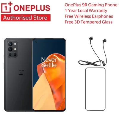 OnePlus 9R | 5G Gaming Phone | Free Wireless Earphones and 9H Tempered Glass Screen Protector | SG 1 Year Local Warranty
