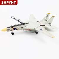 [COD] SHPYHT Mô hình máy bay chiến đấu Tomcat F-14 tỷ lệ 1:72-Máy bay nhựa ABS trắng & đen với thiết kế chi tiết chiều dài 10.24inch
