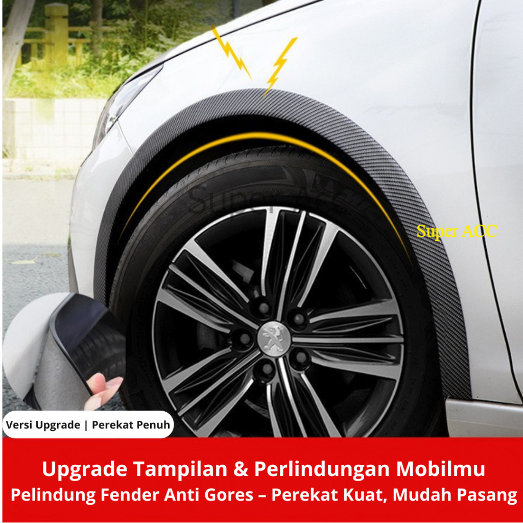 Pelindung Fender Mobil Motif Karbon Anti Gores & Benturan – Stiker Fender Carbon 3M, Mudah Pasang Tanpa Merusak Cat Harga 28,200 rupiah*Gratis Ongkir