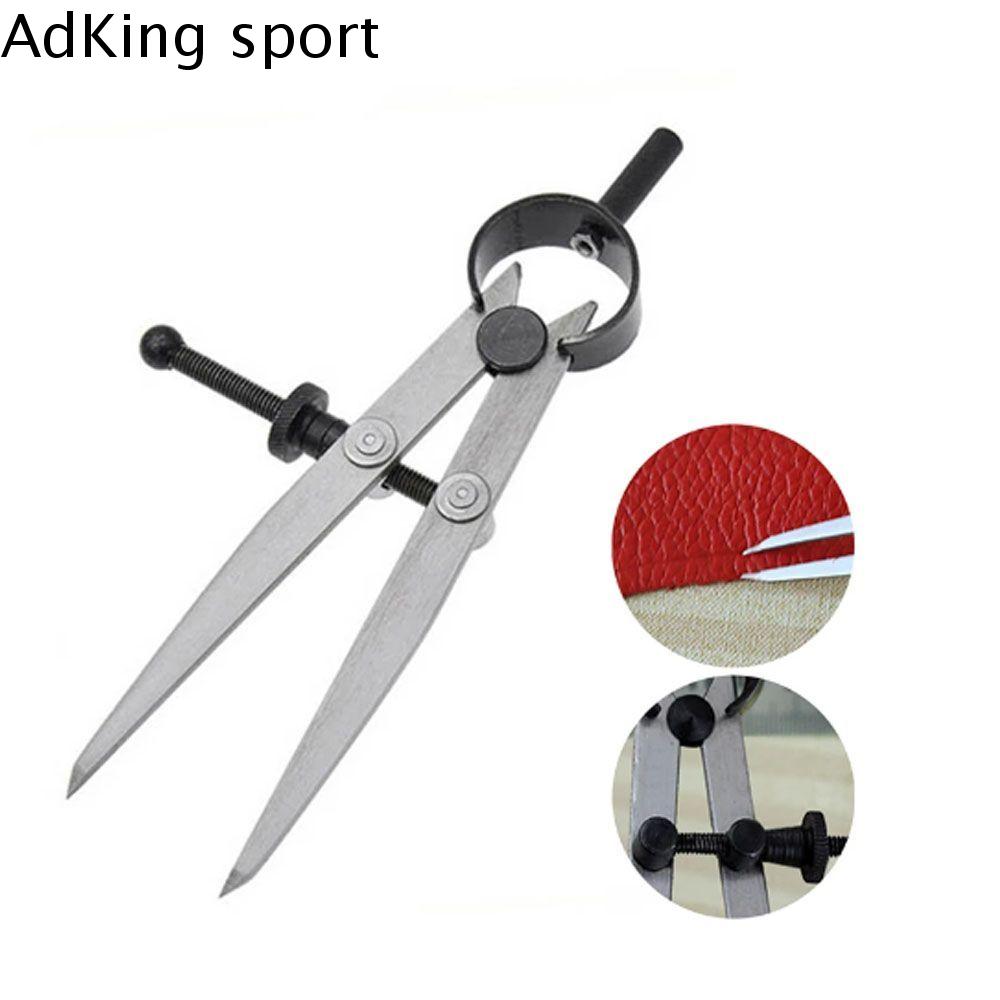 ADKING SPORT Carbon Thép Có thể điều chỉnh Vẽ một Vòng Tròn Điều Chỉnh nhanh chóng Vẽ Đường Thẳng Nhanh NUT NGHỆ THUẬT Da La Bàn Cánh Rạch Scribing Công Cụ Thép Chia