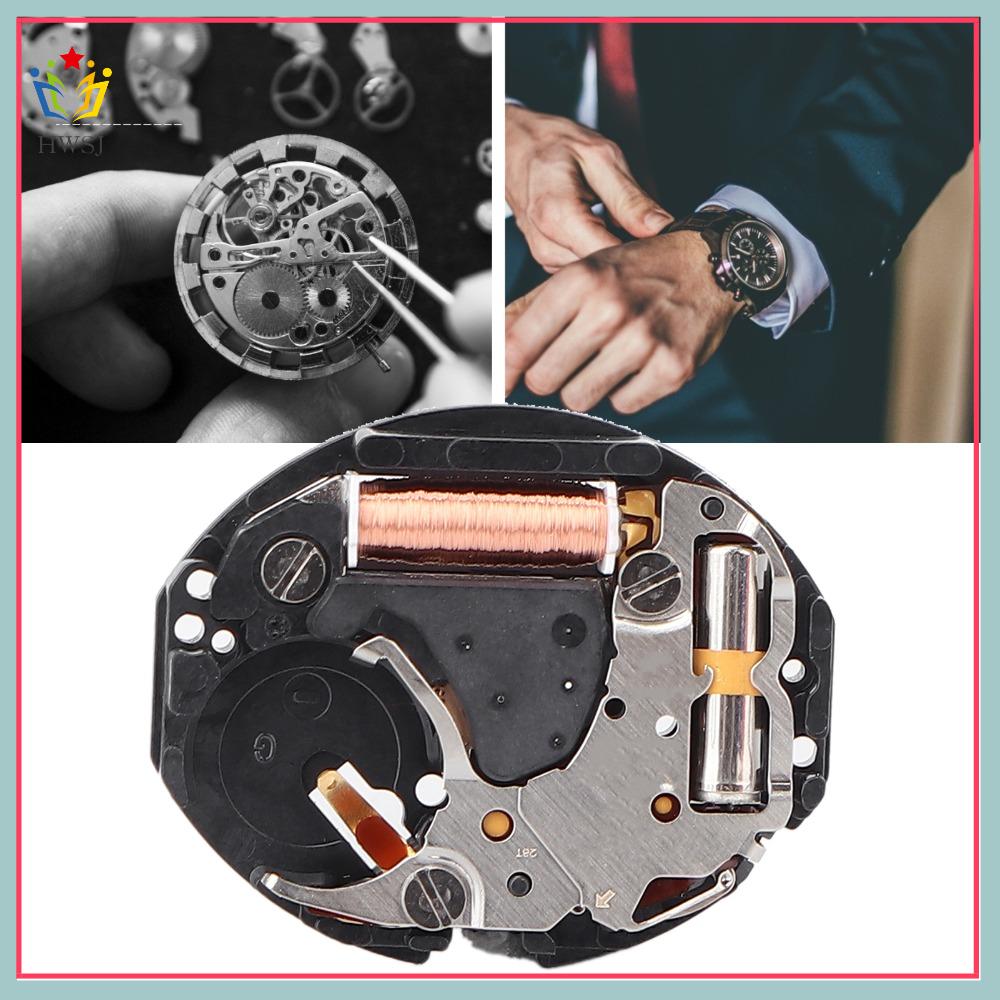 HWSJ Chất liệu nhựa Dành cho bộ máy thạch anh VX11 Màu đen Kích thước nhỏ Phần chuyển động của đồng hồ Chuyên nghiệp Chuyển động đồng hồ thạch anh Cho Đối với bộ máy VX11 Sửa chữa đồng hồ