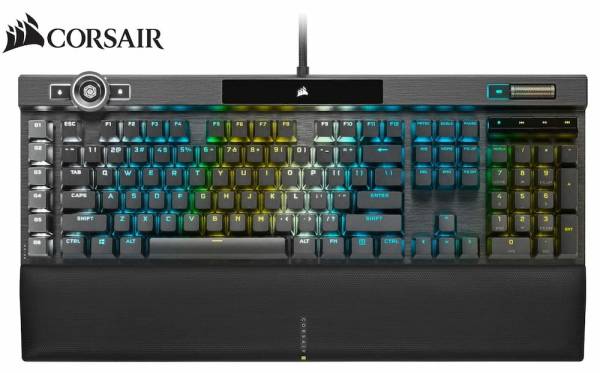 Corsair CH-912A01A-NA OPX RGB Optical-Mechanical Keyswitches with AXON Hyper-Processing Technology for 4X Faster Throughput & 44-Zone RGB Light Edge Gaming Keyboard Singapore