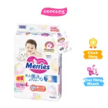 Tã dán Merries nội địa (M, 6-11kg, 56 + 4 miếng)
