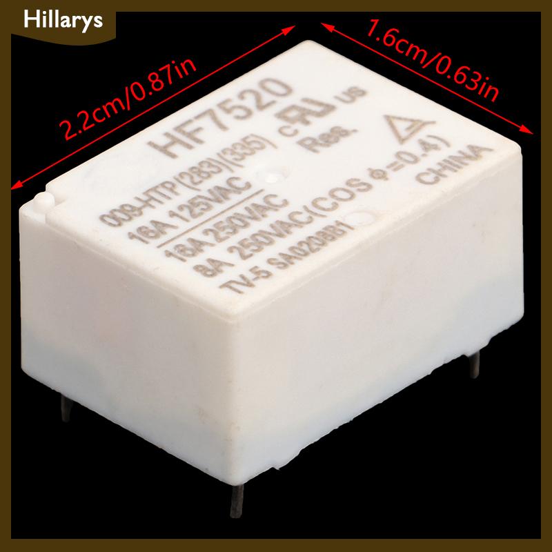 [Hillarys] Hf7520 009-htp tải cao 10a 16A thường mở 4-pin kê nhiệt độ không đổi điện sưởi ấm ấm tiếp sức