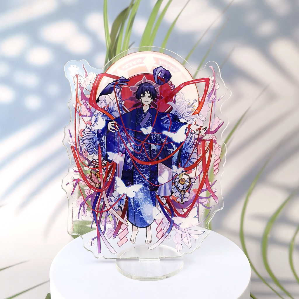 Mô hình Standee Anime Genshin Impact Scaramouche Zhongli Kazuha Diluc Shikanoin Heizou Venti Xiao Ph