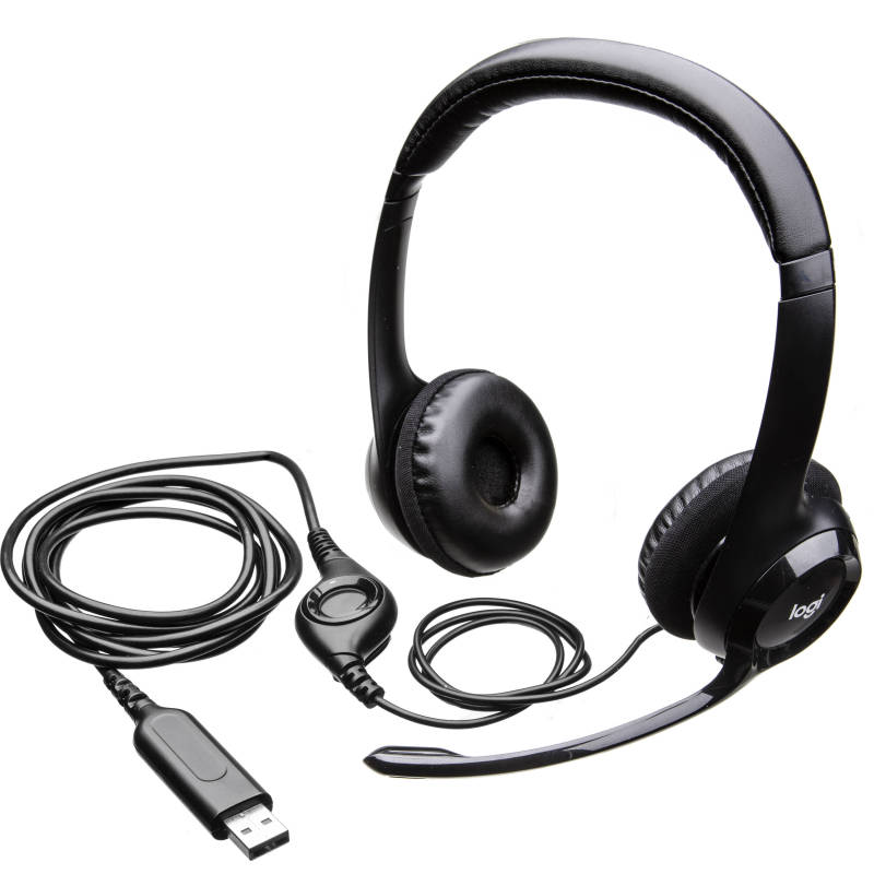 (Promotion) Logitech H390 USB Headset with Inline Audio Control (Work From Home, Home Based Learning, Audio Video Conferencing) Singapore