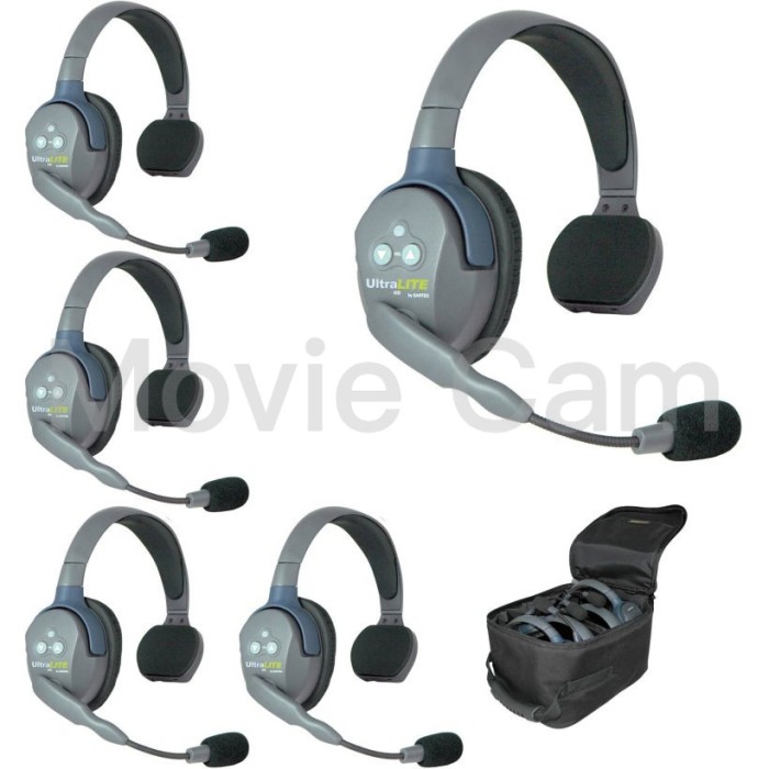 EARTEC UL5S 5-PERSON FULL-DUPLEX WIRELESS INTERCOM WITH 5 ULTRALITE Harga 17,479,000 rupiah*Gratis Ongkir