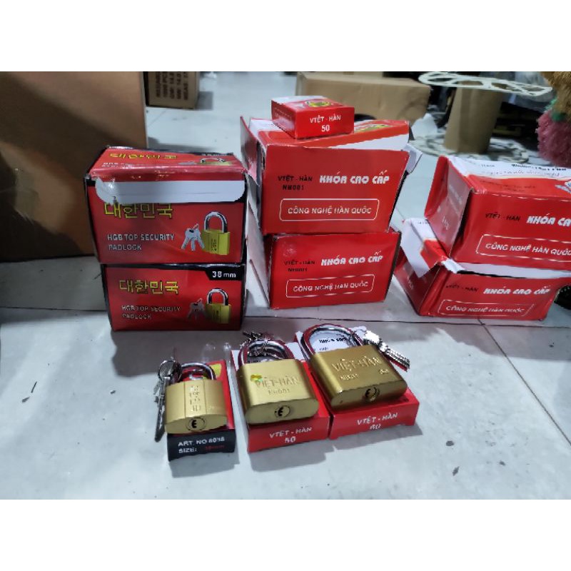 Ổ khoá việt hàn hoặc việt nhật 4p,5p,6p