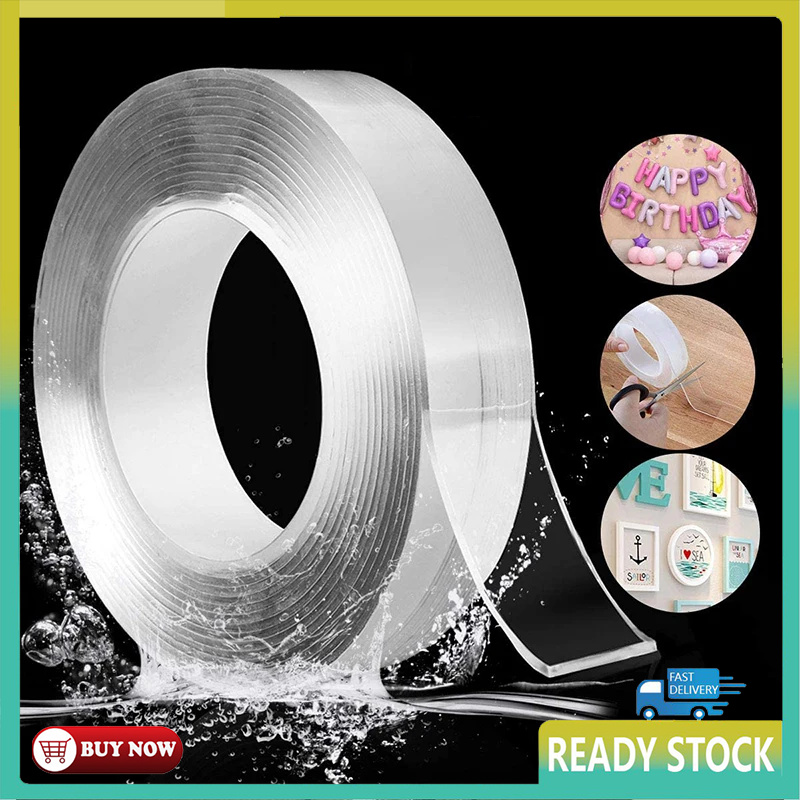 Waterproof Strong Adhesive Tape - Transparent, Traceless Strips