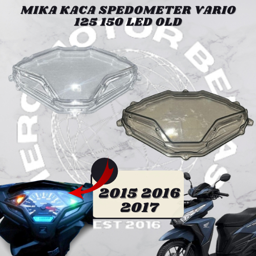 cod - mika kaca spedo spedometer vario 125 150 old led K59A tahun 2015 2016 2017 smoke dan bening Harga 20,000 rupiah*Gratis Ongkir