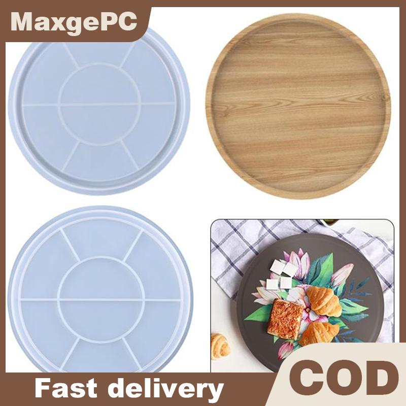 MaxgePC TTSY ถาดแม่พิมพ์ซิลิโคนแม่พิมพ์คอนกรีตเทราซโซทรงกลมแผ่นปูนคอนกรีตแม่พิมพ์ ราคา 63 บาท*ส่งฟรี