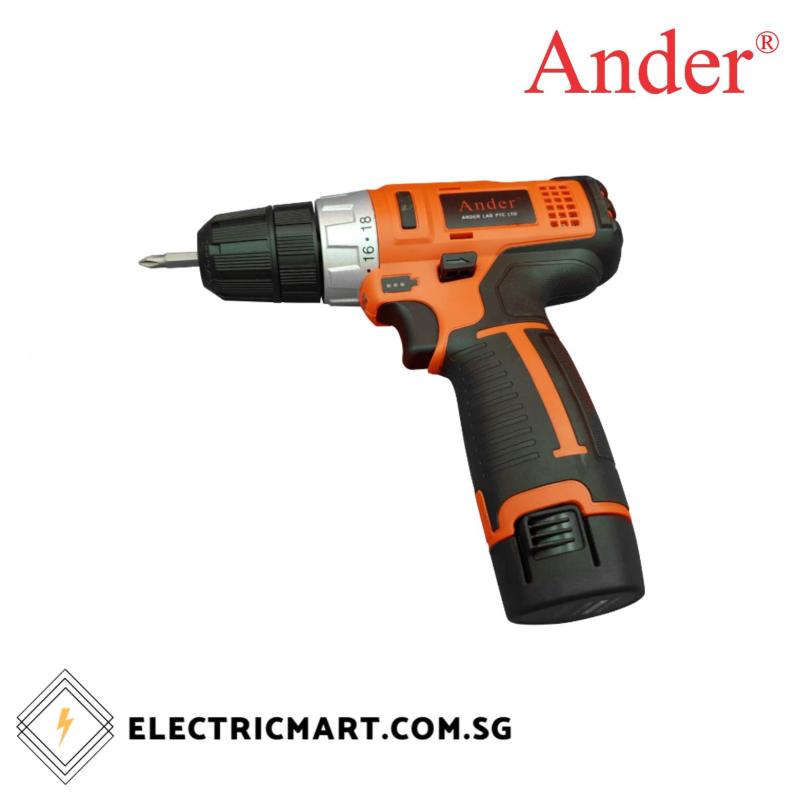 Ander 6512 Cordless Power Drill c/w 12V Li-ion battery Model:835067