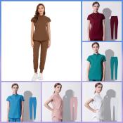 Elastic Surgical Clothing for Female Doctors and Nurses