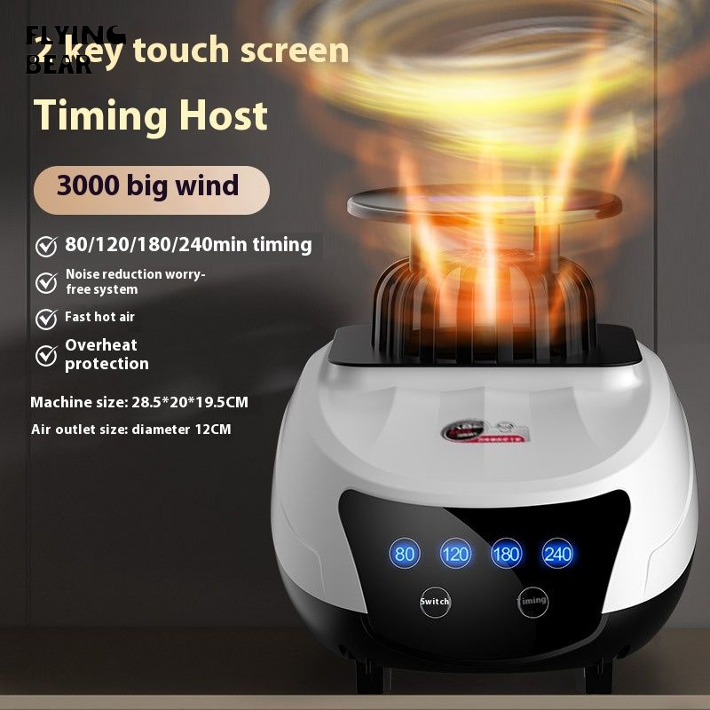 Máy sấy di động gấu bay với hệ thống sưởi PTC, 5-10kg, 1501-2000W, máy hẹn giờ theo phút 240, tính năng an toàn, bao gồm bánh xe