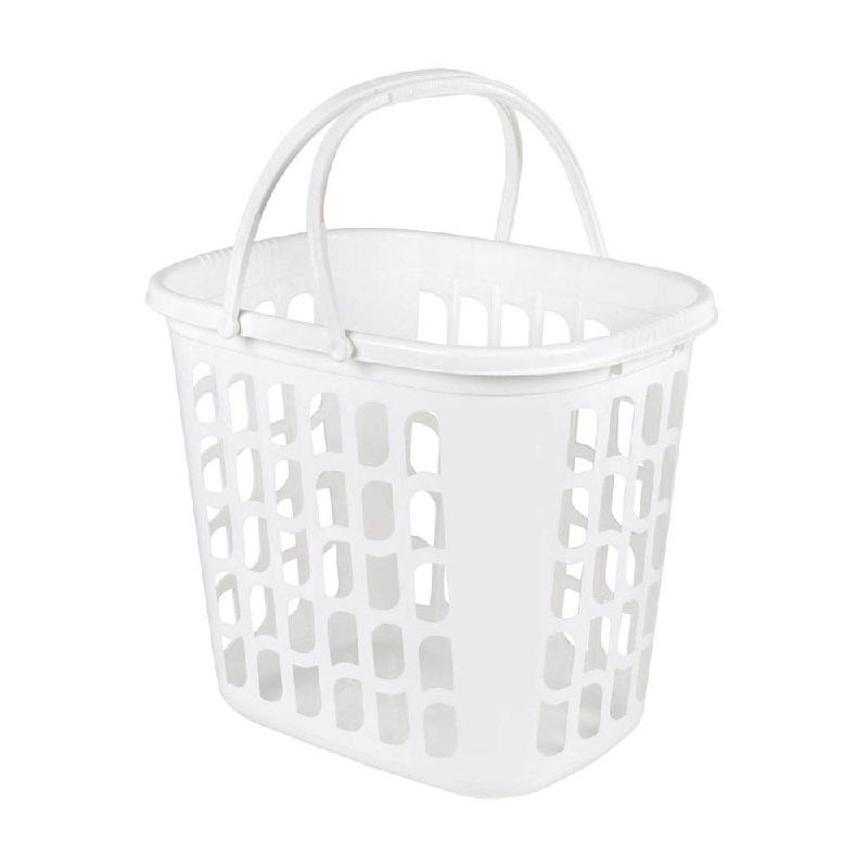 ANYHOME ตะกร้าผ้ามีหูหิ้ว JCJ 4211 สีขาว - ยี่ห้อ ANYHOME ราคา 199 บาท*ส่งฟรี