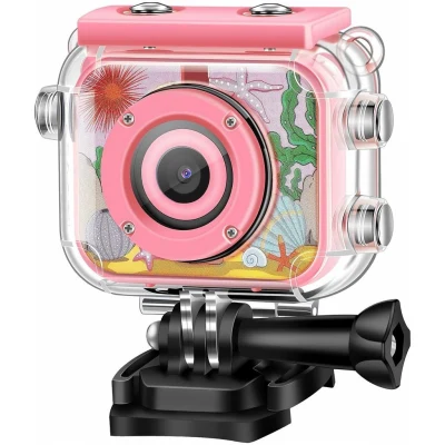 Children Kids Camera Waterproof Digital Video HD Action Camera 1080P Sports Camera Camcorder DV for Birthday