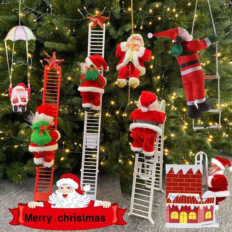 Santa Claus toys Santa Claus toys climbing rope/Christmas decoration Christmas hadiah