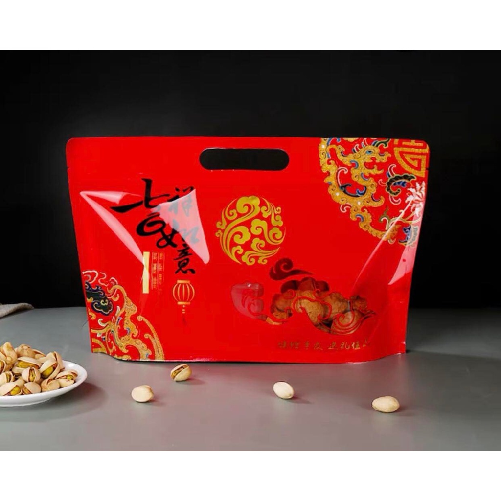 ZIP LOCK RED 吉祥如意 CHINESE NEW YEAR CNY GIFT BAG