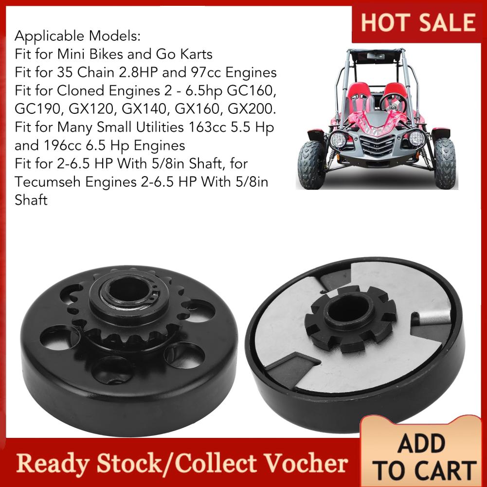 3/4in khoan khớp ly hợp ly tâm mô-men xoắn lớn chống mòn 18t ly hợp an toàn cho 35 chuỗi xe đạp mini và xe Go-Kart đua