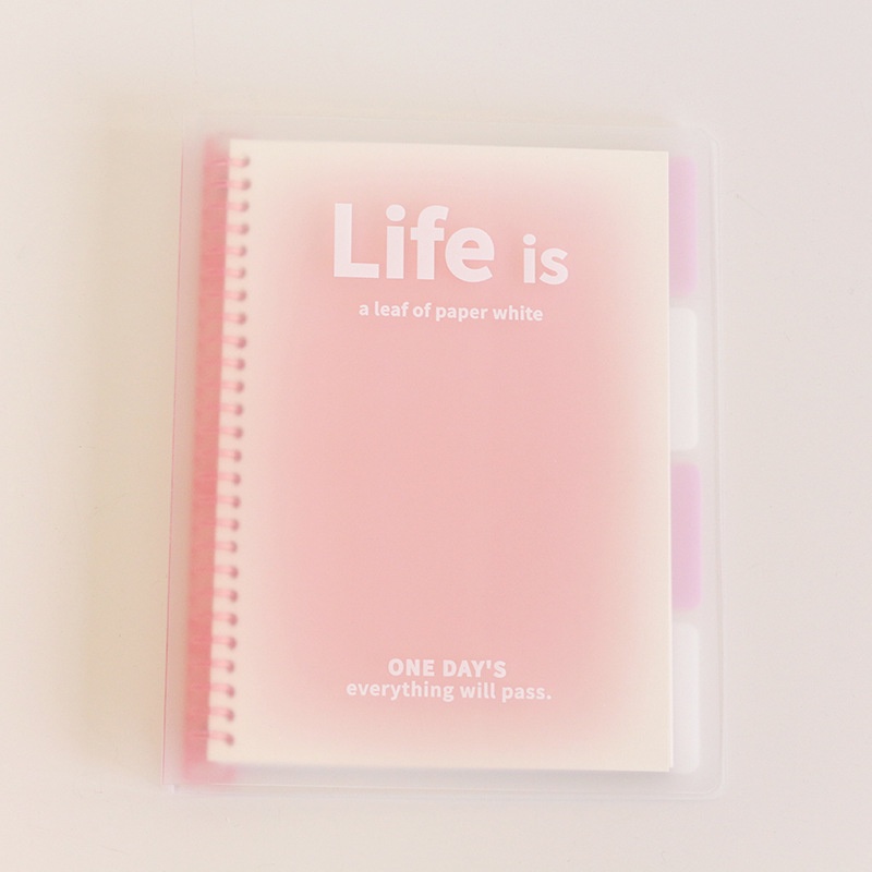 Buku Binder A5 B5 / Notebook Aesthetic Korea Besar / Buku Jurnal / Buku Catatan Lucu / Sampul Buku Aesthetic / Loose Leaf Notebook Notepad / Buku Tulis Sekolah / Alat Tulis Stationery Siswa University