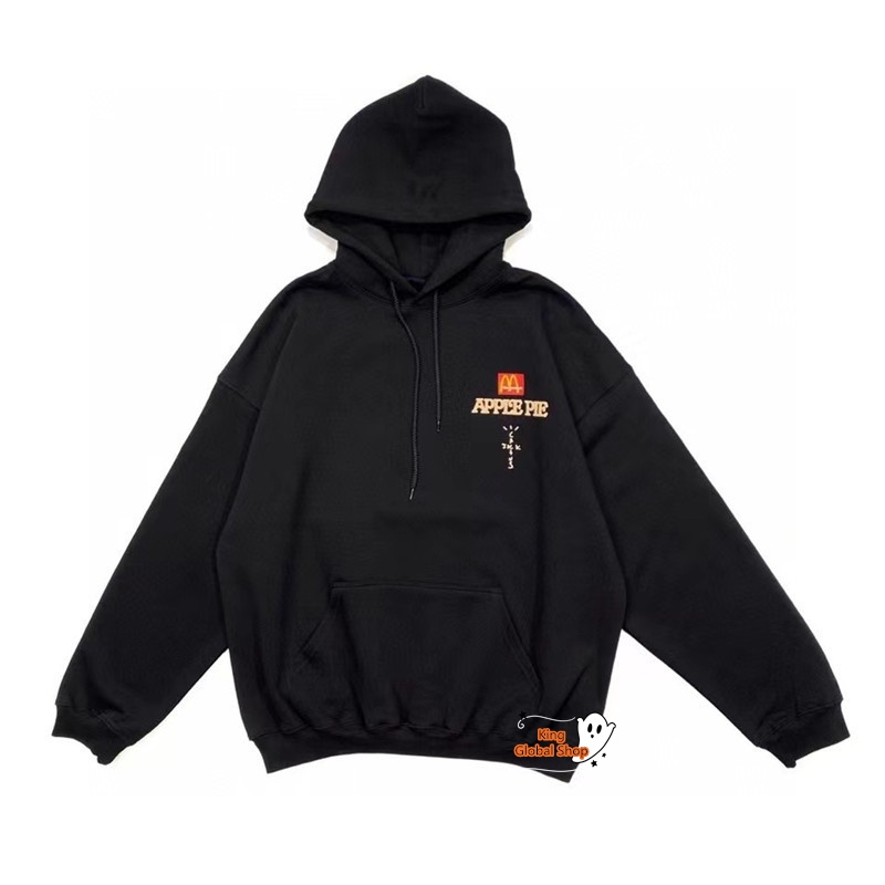 KL;;Áo hoodie Travis Scott TS co-branded Mcdonald 'S Dáng Rộng Cho Nam Và Nữ889/M