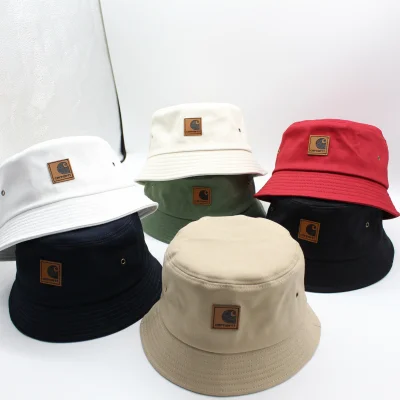New Carhartt Wide Brim Bucket Hat Summer Bob Caps Hip Hop Cotton Men Women Casual Sun hat