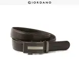 GIORDANO Nam Thắt lưng Thương hiệu tương phản Thắt lưng khóa tự động Thắt lưng trơn hai lớp bằng da không thấm nước Thời trang thường ngày Thắt lưng 01135524