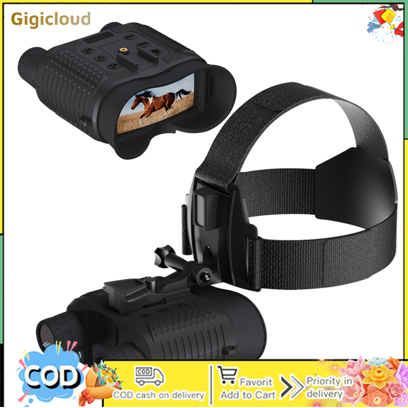 NV8160 Night Vision Binoculars Telescope 8X Digital Zoom Portable Headband Bracket 2.7" HD TFT High Sensitivity Sensor Night Goggles For Camping Hiking Wildlife Scenery ราคา 4,624 บาท*ส่งฟรี