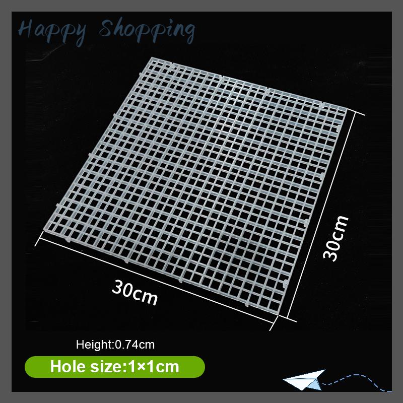 [THS Store] COD Có thể tháo rời spliceable Fish Tank cô lập tấm trên bìa Net dưới bộ lọc khung lưới dưới tấm lọc chia tấm - 7