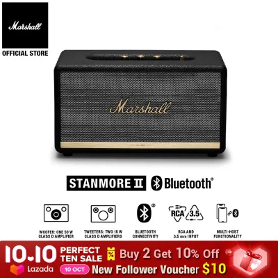 Marshall Stanmore II Wireless Bluetooth Speaker Home Medium speakers - Black