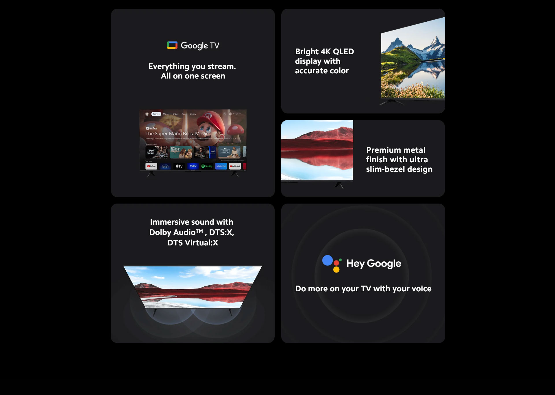 Xiaomi TV | A Pro 43 Inch 2025 |Free Installation | 4K UHD | QLED Display | 60Hz | Google TV | Google Assistant Built-in