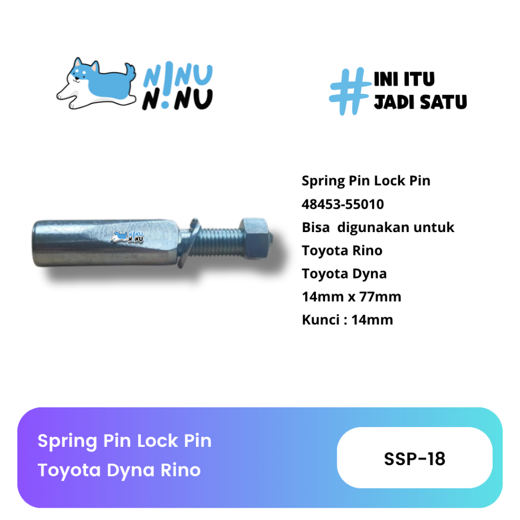 Pen Per Stud Spring Lock Pin Bolt for Toyota Dyna Rino Harga 9,750 rupiah*Gratis Ongkir