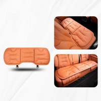 LABAICAI Non-slip Car Leather Cushion Soft Universal Auto Seat Cushion Car Interior Accessories Good Breathability Ventilated Four-season Cushion Automobile
