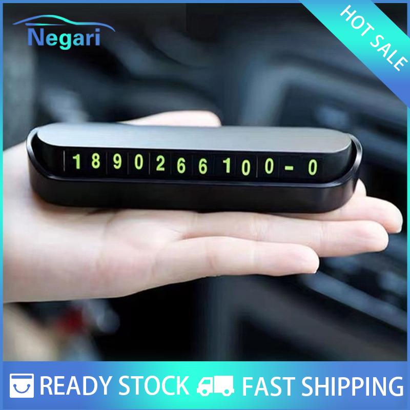 NG Motor✨ COD ✨ Car บัตรโทรศัพท์หมายเลขโทรศัพท์แผ่นจอดรถชั่วคราวหมายเลขโทรศัพท์13x2.5cm ราคา 25 บาท*ส่งฟรี