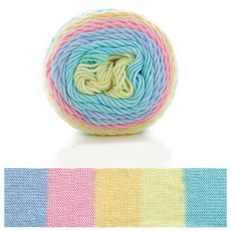 Rainbow Cotton Yarn 100g