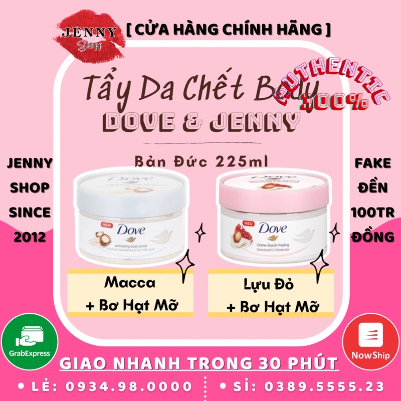 Tẩy Da Chết Toàn Thân Dove Exfoliating Body Scrub