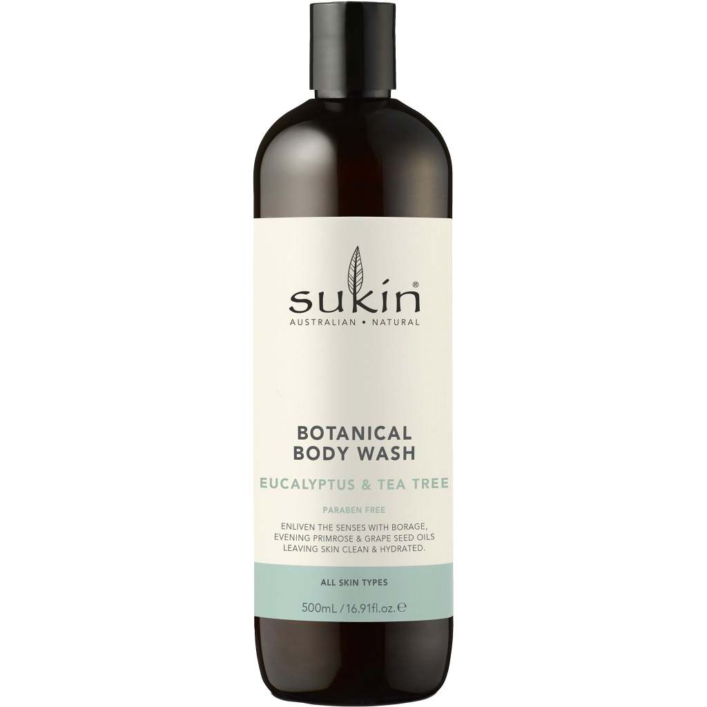 Sữa tắm thảo dược Sukin Botanical Body Wash Eucalyptus & Tea Tree 500ml